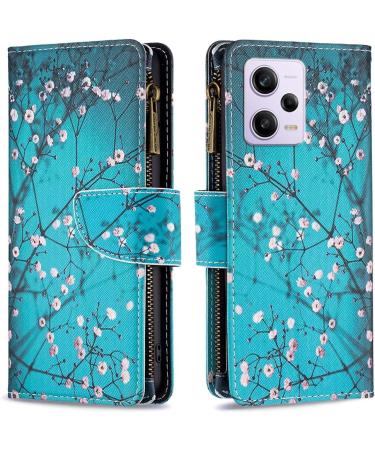 VQWQ Mobile Phone Case for Redmi Note 12 Pro & Xiaomi Poco X5 Pro - Protective Leather Flip Cover with Zipper Compartment - Stylish & Functional Design - Buy Online on GoSupps.com