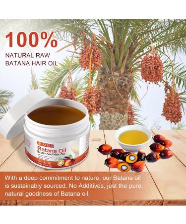 Pure Batana Oil for Hair - Cold Pressed 120g | Stimulate Growth & Moisturize Dry Hair - Buy Online on GoSupps.com