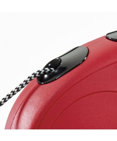 Flexi Classic Retractable Dog Leash 7.9m - Size S Red | Durable & Comfortable Small Dog Leash for International Shipping - Buy Online on GoSupps.com