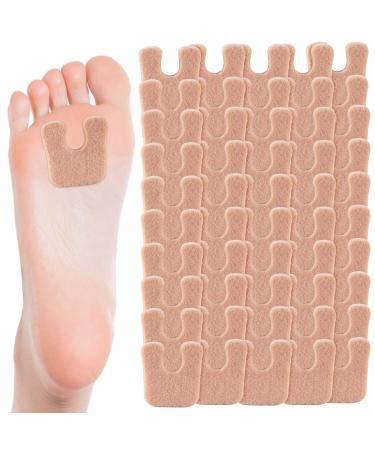 Windosier Felt Footbed  Metatarsal Pad Detox  Pain Relief Footbed  Forefoot Pad  Reduce Foot Pain  Self-Adhesive Footbed  for Both Men's and Women's Shoes (50 Pieces)