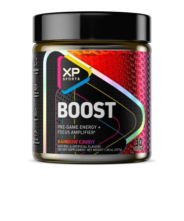 XP Sports Boost Pre-Game Energy + Focus Amplifier Rainbow Candy 7.30 oz (207 g)