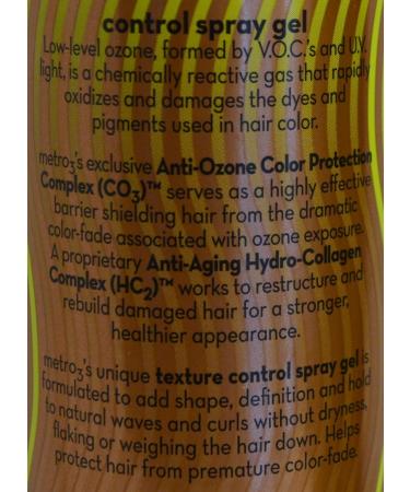 Metro3 Texture Control Spray Gel 8.5oz (3 pack) - Buy Online on GoSupps.com