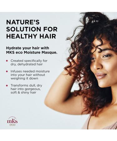 MKS Eco Moisture Masque - 7 oz Hydrating Hair Mask with Argan Oil & Hemp Seed Oil - Buy Online on GoSupps.com