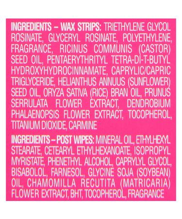 Nair Ready-Strips Hair Remover for Face & Bikini - 40 Wax Strips + 4 Post Wipes - Buy Online on GoSupps.com
