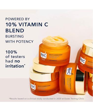 RoC Multi Correxion Revive + Glow Gel Cream with Vitamin C - 1.7 fl oz for Radiant Skin - Buy Online on GoSupps.com