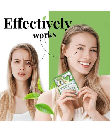 LE GUSHE Matcha Under Eye Patches - Anti-Aging Hyaluronic Acid Collagen Treatment for Dark Circles & Wrinkles (20 Pairs) - Buy Online on GoSupps.com