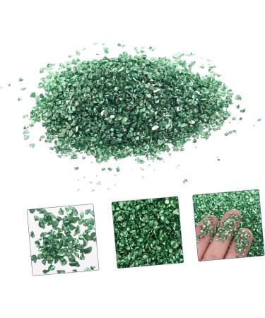 VINTORKY 1 Glass Chip Retro Vase Shiny Nail Glitter Vintage Accessories Nail Gem Bulk Vintage Glass Vase Crushed Irregular Glass Nail Art Accessories Punk Accessories Manicure Filler 0.5X0.3cm Green - Buy Online on GoSupps.com