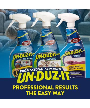 Un-Duz-It Wine Stain Remover Spray | Effective Carpet Upholstery & Fabric Cleaner - 32 Fl Oz - Buy Online on GoSupps.com