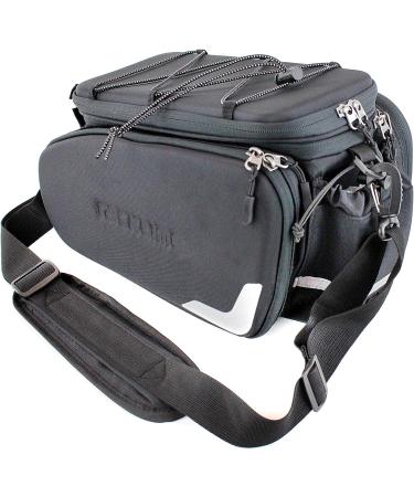 Racktime Odin Bicycle Bag Black - 13L + 10L | Unisex Adult's Cycling Storage - Buy Online on GoSupps.com