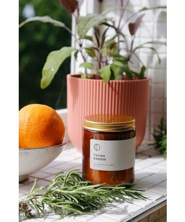OCT Sage + Orange + Rosemary Scented Candle | 250ml Soy Wax & Essential Oils | International Shipping Available - Buy Online on GoSupps.com