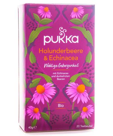 Pukka ORGANIC Tea Elderberry and Echinacea 20 bags 40 g