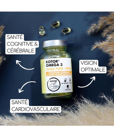 OMEGA 3 EPAX Pure Oil from Wild Fish - EPA DHA Highly Concentrated - Heart Brain and Vision Health - 60 Capsules - Odorless - Low Totox Index 3 - France - Buy Online on GoSupps.com