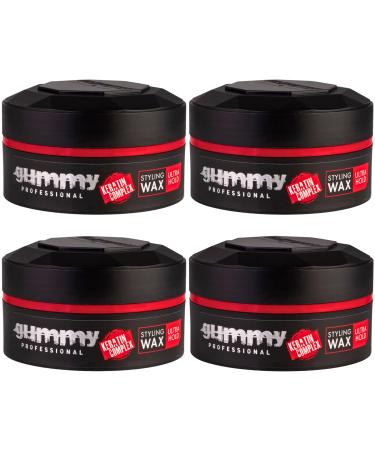 Gummy Professional Grooming Box Styling Wax Ultra Hold 150 ML (x4)