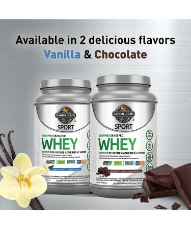 Garden of Life Chocolate Sport Whey Protein 660g | Premium International Shipping Build Muscles & Improve Recovery - Buy Online on GoSupps.com