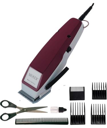 Moser 1400 Hair Clipper for Men - Professional Cable Clipper with Accessories & 5 Lockable Positions (0.7-3mm) | International Shipping Available - Buy Online on GoSupps.com