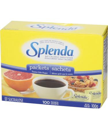 Splenda No Calorie Sweetener 100 Packets - Buy Online on GoSupps.com
