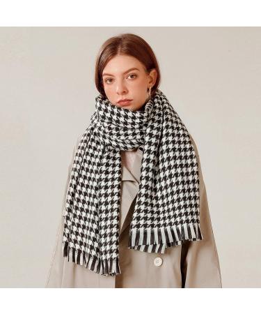 High Quality Black Cashmere Scarf for Women | Warm Autumn Winter Scarves - Perfect for Every Season - Buy Online on GoSupps.com