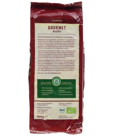 Lebensbaum Gourmet Coffee - Pack of 2 (2 x 500g) | Premium International Shipping - Buy Online on GoSupps.com
