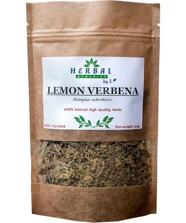 Lemon Verbena Loose Leaf Tea Dried Herb 50g - Aloysia citrodora - Herbal Remedies by J. - Werbena Cytrynowa - Buy Online on GoSupps.com
