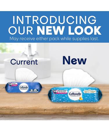 Cottonelle Fresh Care Flushable Cleansing Cloths Refill 42 Count (Pack of 2) - Gentle and Effective Cleaning - Buy Online on GoSupps.com