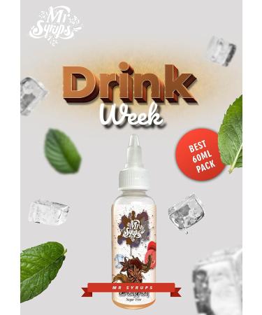  mr syrups Mr Syrups Blackjack Flavored Syrup - 60ml Bottle Low Calorie Sugar Free Vegan Syrup for Coffee Cocktails Mocktails Iced Tea Milkshakes and Pastries - Buy Online on GoSupps.com