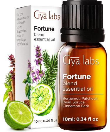 Fresh Forest Essential Oil Blend Diffuser & Fortune Essential Oil for Diffuser Set - Aromatherapy Grade Essential Oils Set - 2x0.34 fl oz - Gya Labs - Buy Online on GoSupps.com