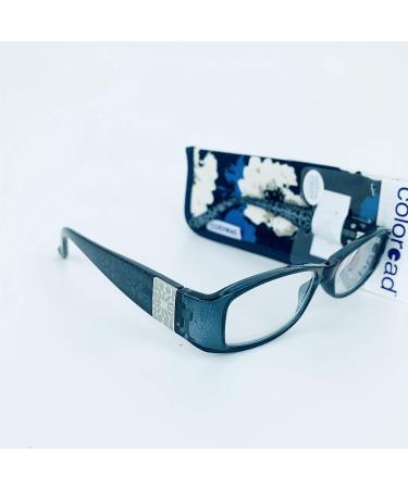 Foster Grant Coloread Blue Posh Women's Reading Glasses +1.25 | Stylish & Comfortable with Case - Shop Internationally - Buy Online on GoSupps.com