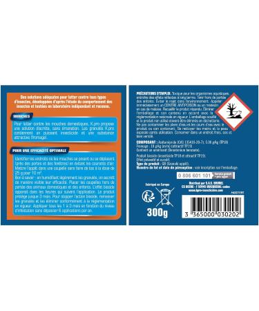 KAPO Fly Repellent Granules - 300 g - Ideal for Fly Elimination - Odorless - Powerful Attractant - No Fumes - Long Lasting P - Buy Online on GoSupps.com