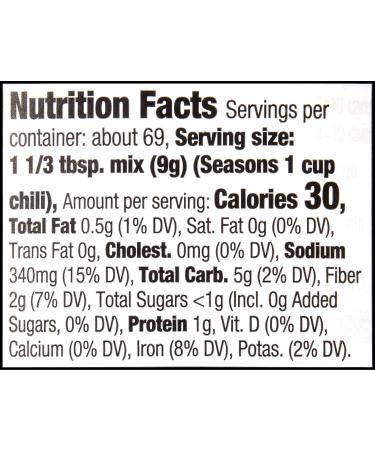 McCormick Original Chili Seasoning Mix 22 oz - Pack of 1 - Buy Online on GoSupps.com