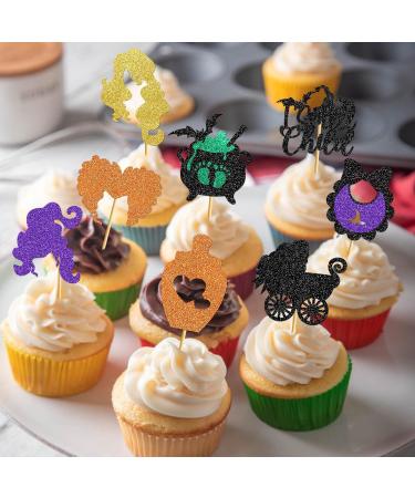 40Pcs Hocus Pocus Cupcake Toppers Hocus Pocus Party Decorations Hocus Pocus Decorations Halloween Hocus Pocus Baby Shower Decorations Gender Reveal Decorations Hocus Pocus Party Supplies - Buy Online on GoSupps.com