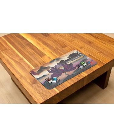 Paramint Light Lotus Stitched Playmat - MTG, YuGiOh, Pokemon TCG - Original Art Design - Buy Online on GoSupps.com