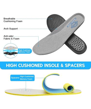 CBMTCR Women's Wide Width Shoes | Adjustable Closure | Lightweight for Diabetic Edema & Plantar Fasciitis | Size 9.5 Wide | Black - Buy Online on GoSupps.com