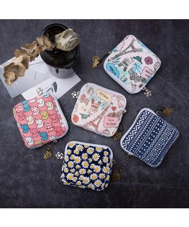 Shop Fanny 2-Piece Tampons Bag - Women's Zipper Storage & Coin Bag - Stylish Multicolored Design for International Shipping - Buy Online on GoSupps.com