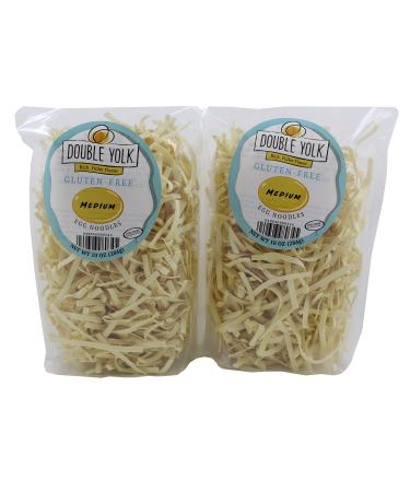 Double Yolk Gluten Free Medium Egg Noodles,10 Ounce Bag (Pack of 2) 10 Ounce (Pack of 2)