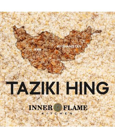 Inner Flame Premium Organic Asafetida Powder - Strong Taziki Hing | 100% Natural, Gluten-Free & Non-GMO | Indian Spices & Garlic/Onion Substitute - Buy Online on GoSupps.com