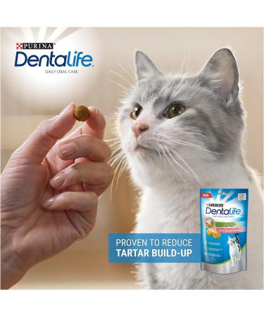 DENTALIFE Dental Cat Treats Salmon 40g Pack of 8 - Buy Online on GoSupps.com