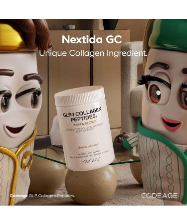 Codeage GLP-1 Collagen Powder Supplement - Nextida GC Collagen Peptides - GLP 1 Support - Hydrolyzed Grass-Fed Type I & III Unflavored - Non-GMO Gluten-Free Dairy-Free - 10.58 Oz - Buy Online on GoSupps.com