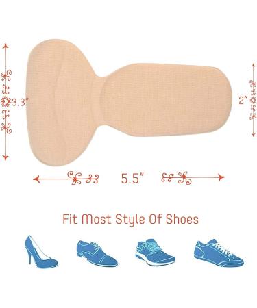 CB Silicone Heel Pads & Grips - 4 Pairs for Blister Prevention & Pain Relief | Slim Inserts for Oversized Shoes | Unisex Lace Liners - Buy Online on GoSupps.com