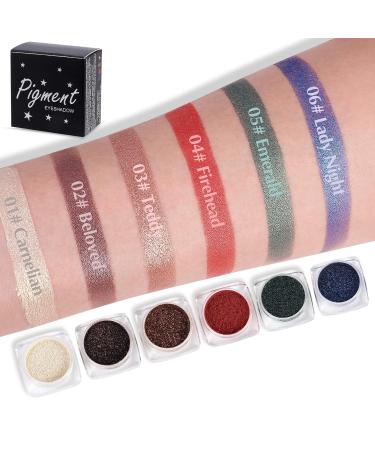 Ultra Pigment Shimmering Eyeshadow - Metallic Iridescent Loose Highlighter (#5) for Stunning International Looks - Buy Online on GoSupps.com