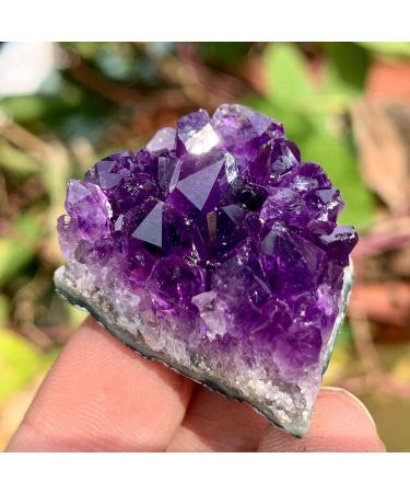 Natural Crystal Rough Natural Amethyst geode Quartz Cluster Specimen70-80g - Buy Online on GoSupps.com
