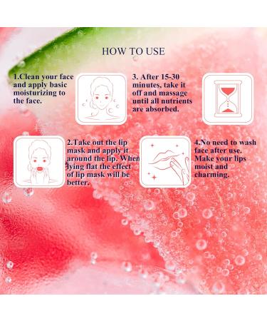 ROUSE Collagen Lip Mask - 20 Hydrating Overnight Lip Patches for Dry Lips Care | 5 Vibrant Colors - Buy Online on GoSupps.com