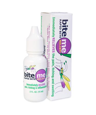 Bite Me Insect Bite Treatment | Itch Relief Gel - Cream for Children & Adults | Mosquito Bites, Bee Stings, Jellyfish Stings & Bug Bites | 0.5 Fl Oz