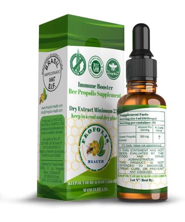 Propolis Health Premium Brazilian Green Propolis Bundle: 1000mg Capsules with Vitamin E & Green Propolis Extract Liquid - 50 Days Capsule & 30 Days Liquid Supply for Immune Support - Buy Online on GoSupps.com