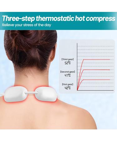 Top Neck Massage Device with Heat - 4 Modes 15 Intensity Levels Perfect for Men & Women | International Shipping Available - Buy Online on GoSupps.com
