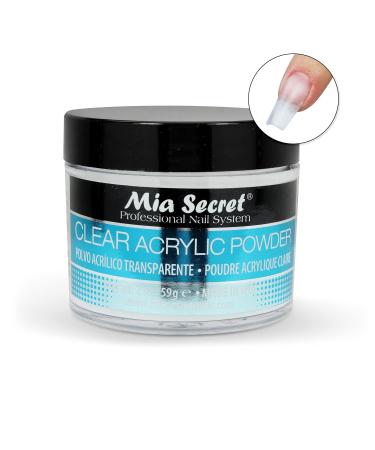 Mia Secret Clear Acrylic Powder (1oz) - Shop Top Quality Nail Supplies for International Shipping - Buy Online on GoSupps.com