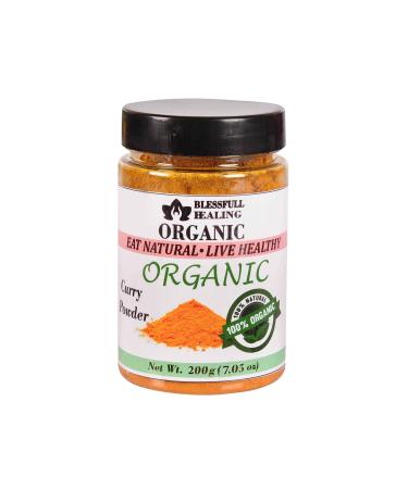Blessfull Healing Organic Curry Powder 200 Gram Airtight Container (Packing May Vary) 200 Gram 7.05 oz
