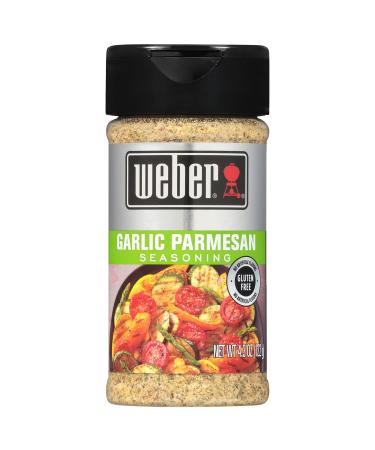 Weber Garlic Parmesan Seasoning, 4.3 Ounce Shaker Garlic Parmesan Seasoning 4.3 Ounce (Pack of 1) - Buy Online on GoSupps.com