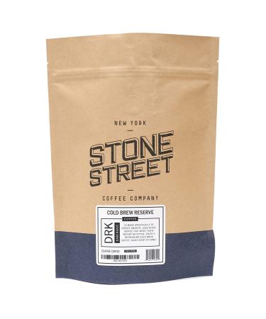 Stone Street Cold Brew Coffee - Strong & Smooth Low Acid Blend - 100% Arabica Gourmet Coarse Ground Dark Roast - Colombian Single Origin - 1 LB - Buy Online on GoSupps.com