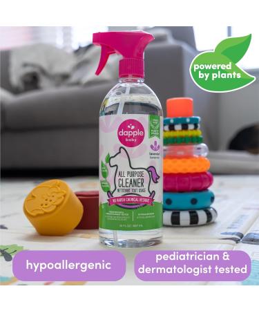 Dapple Baby - All Purpose Cleaning Spray Multi-Purpose Cleaner Baby Safe and Plant Based Household Cleaning Spray Sweet Lavender Scented - 887ml 30 Ounces Lavender Scented 887ML - Buy Online on GoSupps.com