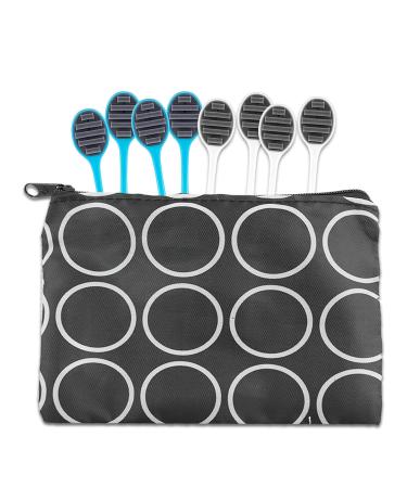 Disposable Tongue Brush for Adults & Kids | 8-Pack BPA-Free Tongue Scrapers | Oral Hygiene Tongue Cleaner Bundle with Pouch - Buy Online on GoSupps.com